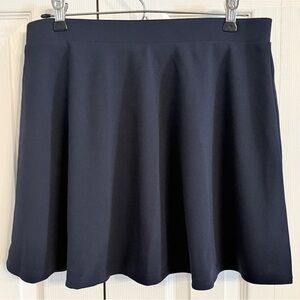 Elegant Hanna Nikole Navy Women's Sz L Skort 15 1/2 inch NWT BC
